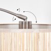Bongal Lampadaire Nickel mat, Noir, 1 lumière