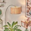 Bongal Lampadaire Nickel mat, Noir, 1 lumière