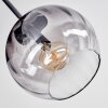 Koyoto Plafonnier, Boule lumineuse Clair, Fumé, 5 lumières