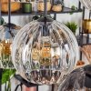 Koyoto Suspension, Boule lumineuse, Suspension Ambre, Clair, Fumé, 6 lumières
