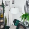 Bassagoda Lampadaire Nickel mat, Noir, 1 lumière