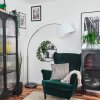 Bassagoda Lampadaire Nickel mat, Noir, 1 lumière