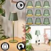 Salgadinho Lampe de table d'extérieur, Luminaire de salle de bain, Lampe à poser LED Vert, 1 lumière