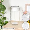 Laken Lampe de table d'extérieur, Luminaire de salle de bain, Lampe à poser LED Blanc, 1 lumière