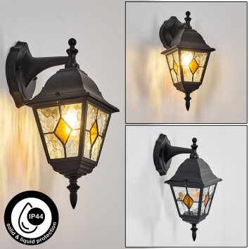 Naofe Lampe murale d´extérieur, Applique murale Noir, 1 lumière