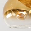 Koyoto Plafonnier, Boule lumineuse 50 cm Écru, Noir, 3 lumières