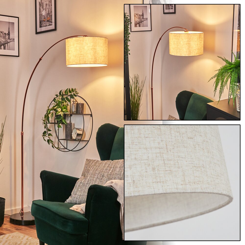 Bassagoda Lampadaire Cuivre, Noir, 1 lumière main product photo