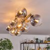 Gastor Plafonnier, Boule lumineuse Or, Noir, 10 lumières