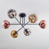 Ripoll Plafonnier, Boule lumineuse Chrome, Or, Clair, Cuivré, Fumé, 6 lumières