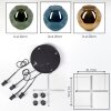 Ripoll Suspension, Boule lumineuse, Suspension grappe Bleu, Or, Vert, 4 lumières