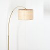 Sabadim Lampadaire Laiton, Noir, 1 lumière