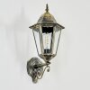 Hongkong Lampe murale d´extérieur, Applique murale Or, Noir, 1 lumière