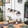 Koyoto Suspension, Boule lumineuse, Suspension Ambre, Clair, Fumé, 4 lumières