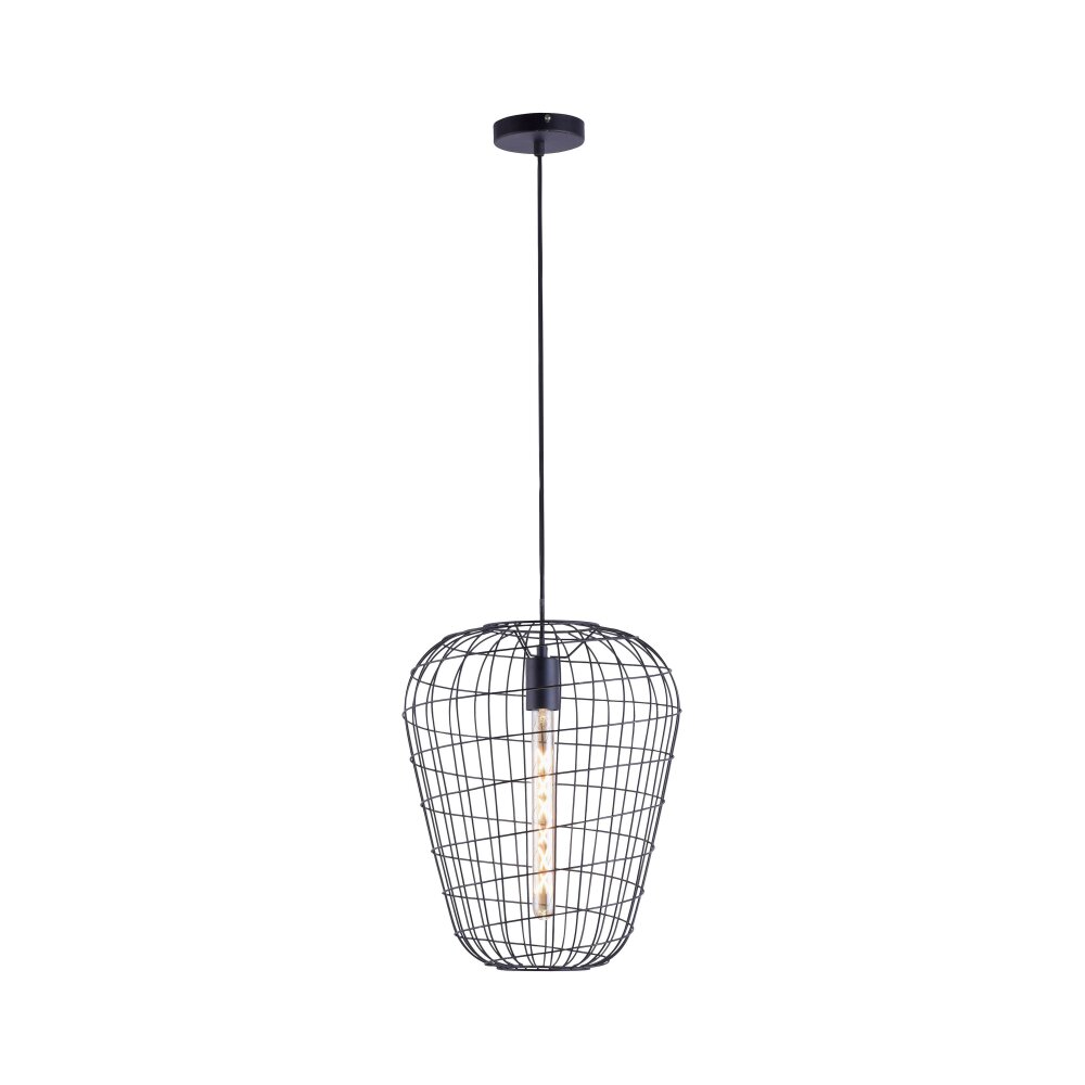 Suspension Leuchten Direkt FABIO Noir, 1 lumière main product photo