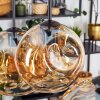 Ripoll Suspension, Boule lumineuse, Suspension Ambre, 6 lumières