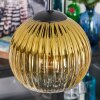 Koyoto Suspension, Boule lumineuse, Suspension grappe Ambre, Or, Clair, Fumé, 4 lumières