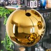 Koyoto Suspension, Boule lumineuse, Suspension grappe Or, 4 lumières