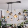 Ripoll Suspension, Boule lumineuse, Suspension Ambre, Clair, Fumé, 8 lumières