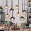 Koyoto Suspension, Boule lumineuse, Suspension Ambre, Clair, Fumé, 8 lumières