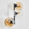 Koyoto Boule lumineuse, Applique murale Ambre, Clair, 3 lumières