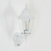 Hongkong Lampe murale d´extérieur, Applique murale Blanc, 1 lumière, Détecteur de mouvement