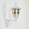 Hongkong Lampe murale d´extérieur, Applique murale Blanc, 1 lumière, Détecteur de mouvement