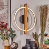 Pompu Applique murale LED Écru, Noir, 1 lumière