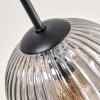 Koyoto Plafonnier, Boule lumineuse 81 cm Ambre, Clair, Fumé, 10 lumières