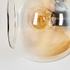Koyoto Boule lumineuse, Applique murale Ambre, Clair, Fumé, 3 lumières