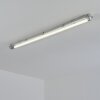 Ilena Plafonnier extérieur, Luminaire extérieur, Luminaire de salle de bain, Projecteur, Plafonnier LED Gris, 1 lumière