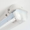 Ilena Luminaire extérieur, Luminaire de salle de bain, Plafonnier LED Gris, 1 lumière