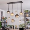 Koyoto Suspension, Boule lumineuse, Suspension Ambre, Clair, Fumé, 8 lumières