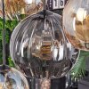 Koyoto Suspension, Boule lumineuse, Suspension Ambre, Clair, Fumé, 8 lumières