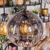 Koyoto Suspension, Boule lumineuse, Suspension Ambre, Clair, Fumé, 6 lumières