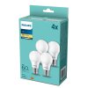 LED set de 4 x E27 9 Watt 2700 Kelvin 806 Lumen Philips LED set de 4 x E27 9 Watt 2700 Kelvin 806 Lumen Philips