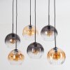 Koyoto Suspension, Boule lumineuse, Suspension Ambre, Clair, Fumé, 6 lumières