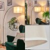 Bassagoda Lampadaire Nickel mat, Noir, 1 lumière