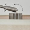 Bassagoda Lampadaire Nickel mat, Noir, 1 lumière