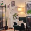 Bassagoda Lampadaire Nickel mat, Noir, 1 lumière