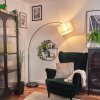 Bassagoda Lampadaire Nickel mat, Noir, 1 lumière