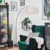 Bassagoda Lampadaire Nickel mat, Noir, 1 lumière