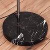 Cavaca Lampadaire Nickel mat, Noir, 1 lumière