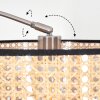 Ramila Lampadaire Nickel mat, Noir, 1 lumière