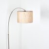 Bongal Lampadaire Nickel mat, Noir, 1 lumière