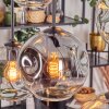 Ripoll Suspension, Boule lumineuse, Suspension Ambre, Clair, Fumé, 6 lumières