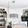 Pilaru Suspension, Suspension Chrome, Nickel mat, 1 lumière