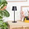 Salgadinho Lampe de table d'extérieur, Luminaire de salle de bain, Lampe à poser LED Noir, 1 lumière