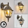 Naofe Lampe murale d´extérieur, Applique murale Or, Noir, 1 lumière