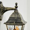 Naofe Lampe murale d´extérieur, Applique murale Or, Noir, 1 lumière