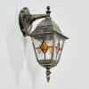 Naofe Lampe murale d´extérieur, Applique murale Or, Noir, 1 lumière